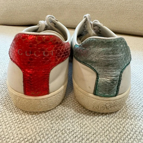 GUCCI Ace Low Heart - 435638-A38M0-9074 size 35.5/US 5.5 - Picture 4 of 16